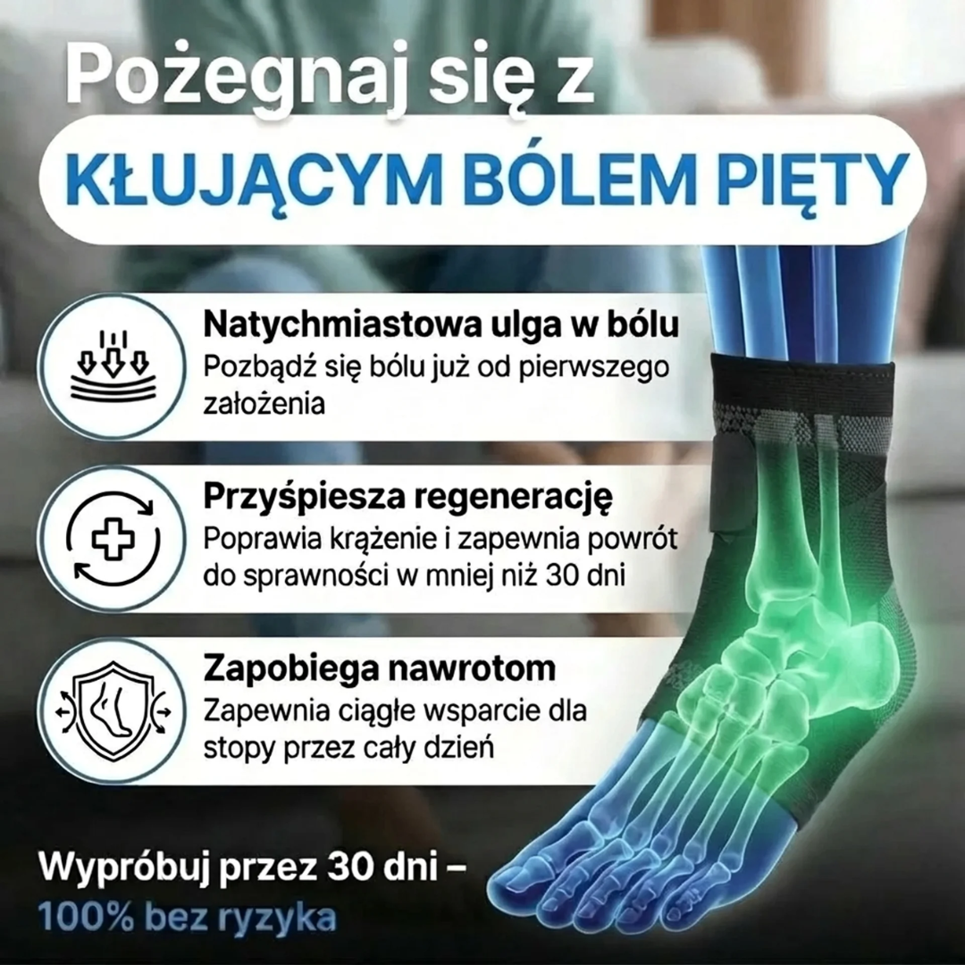 Opaska Kompresyjna z Paskami Usztywniającymi