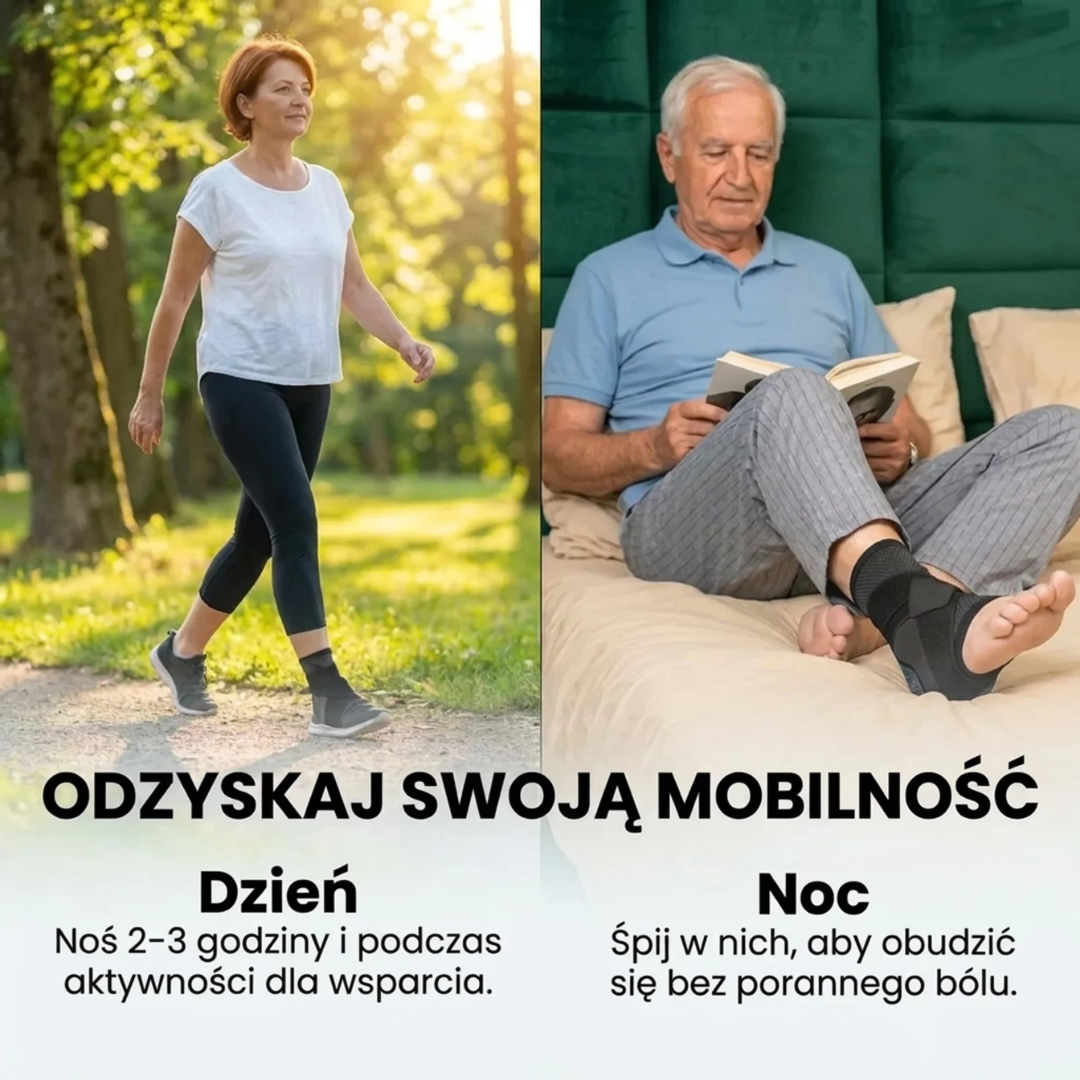 Opaska Kompresyjna z Paskami Usztywniającymi